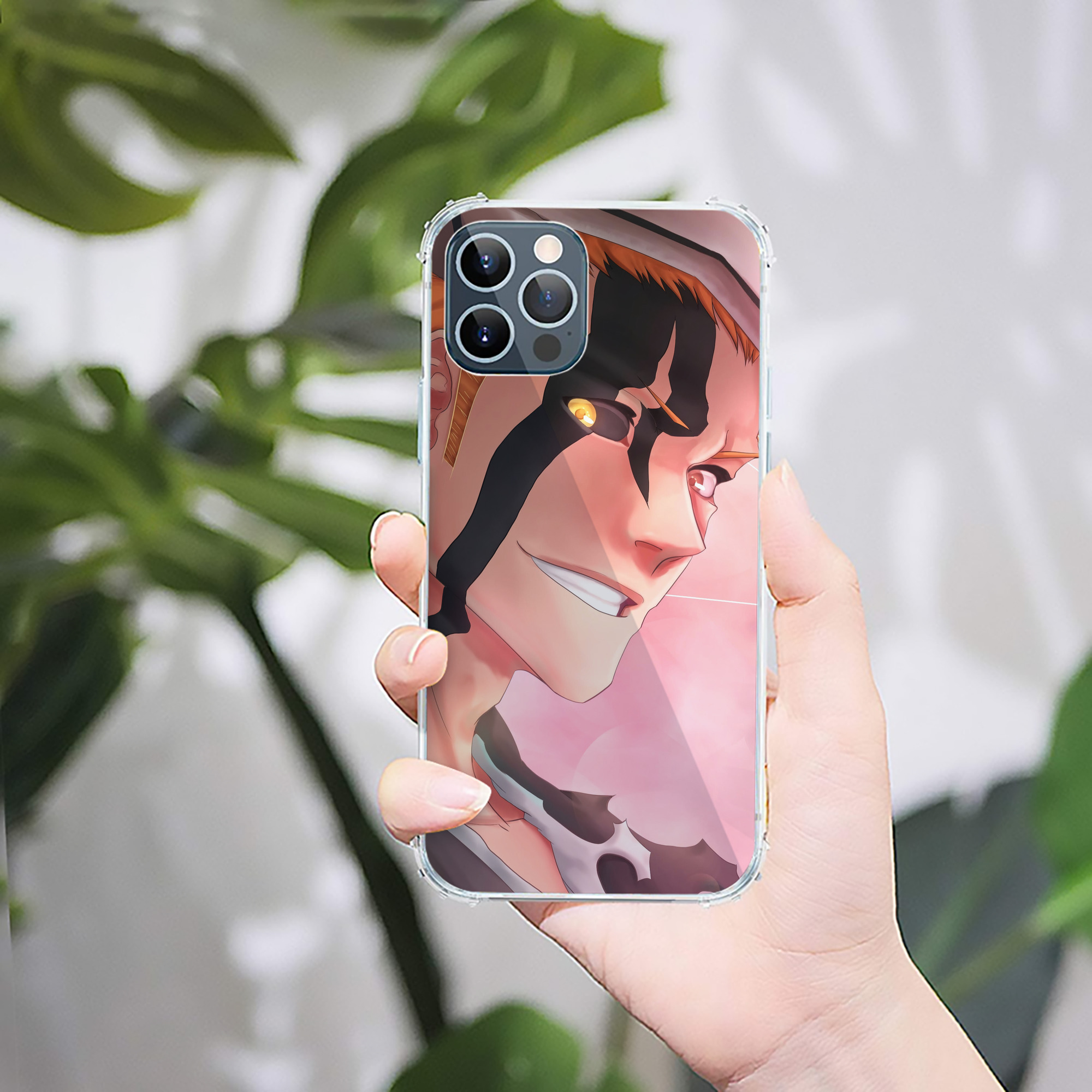 （画像用） ブリーチ BLEACH 【iPhone 12シリーズ対応】透明スマホケース（クリアソフトケース）